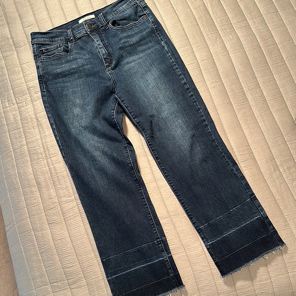 SP Black, High Rise Straight Ankle Jeans, sz 31